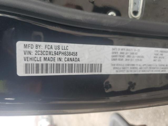 2C3CDXL94PH638458 Dodge Charger Srt Hellcat