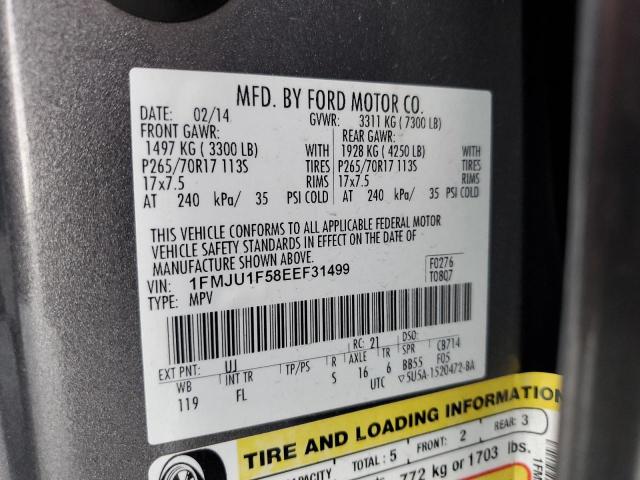 1FMJU1F58EEF31499 Ford Expedition Xl