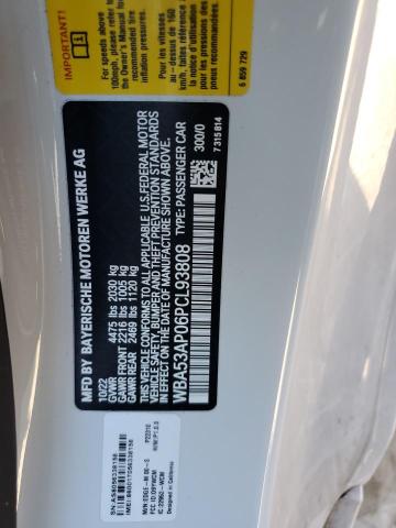 WBA53AP06PCL93808 BMW 430I
