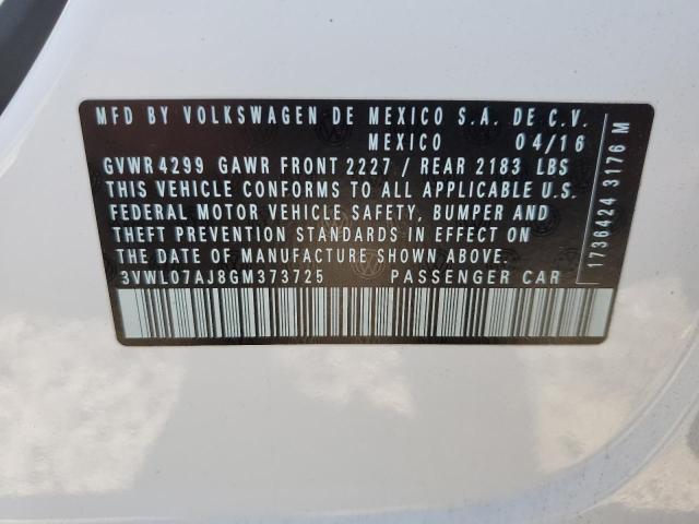 3VWL07AJ8GM373725 Volkswagen JETTA SEL