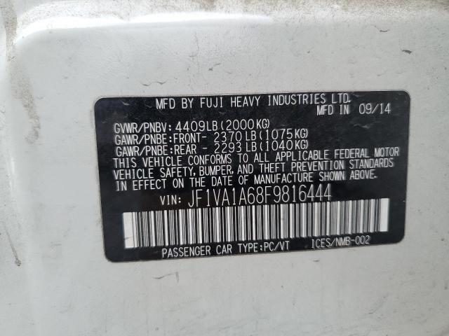 JF1VA1A68F9816444 Subaru WRX