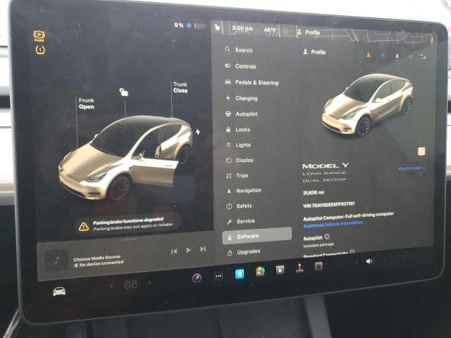 7SAYGDEE6PF637161 Tesla Model Y