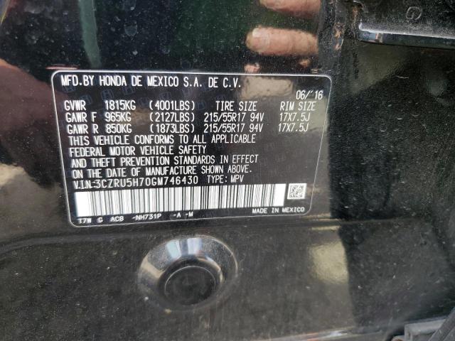 3CZRU5H70GM746430 Honda Hr-v Exl
