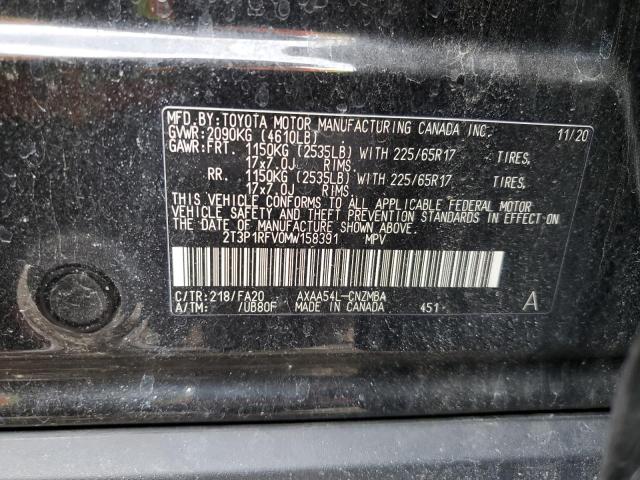 2T3P1RFV0MW158391 Toyota Rav4 Xle