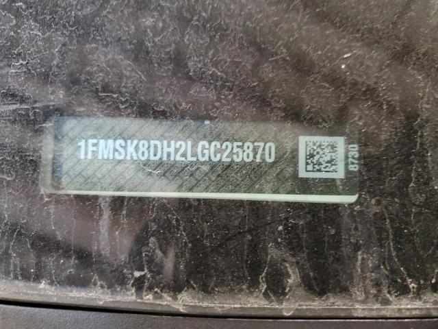 1FMSK8DH2LGC25870 Ford EXPLORER XLT