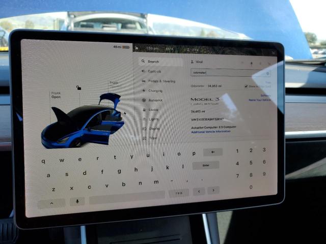 5YJ3E1EA9KF326146 Tesla MODEL 3