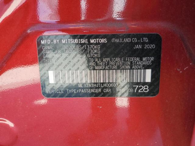 ML32A3HJ1LH006032 Mitsubishi MIRAGE ES
