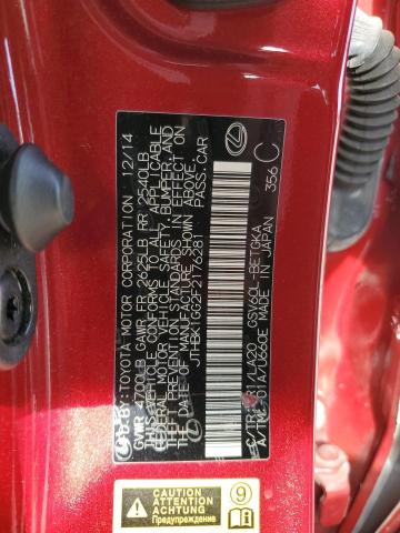 JTHBK1GG2F2176281 Lexus ES 350