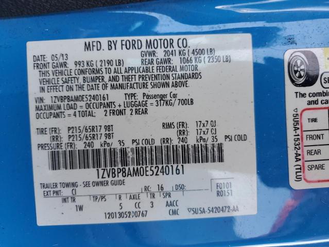1ZVBP8AM0E5240161 Ford Mustang