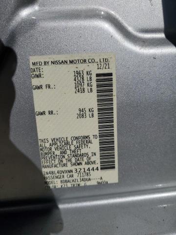 1N4BL4DVXNN321444 Nissan ALTIMA SV