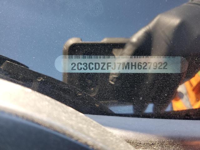 2C3CDZFJ7MH627922 Dodge Challenger R/t Scat Pack