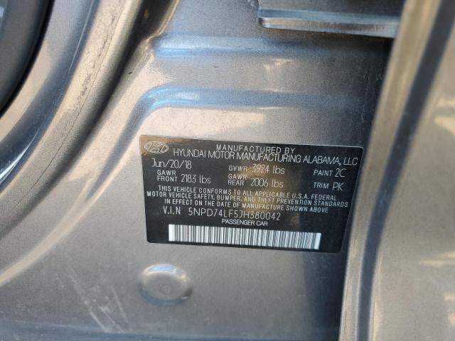 5NPD74LF5JH380042 Hyundai ELANTRA SE