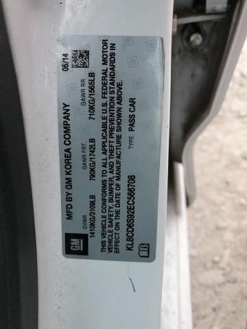 KL8CD6S92EC566708 Chevrolet SPARK 1LT