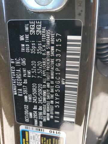 5XYP5DGC1PG337157 KIA Telluride Sx