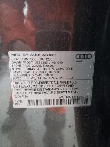 WA1LMAFE8FD032037 Audi Q7 Tdi Premium Plus
