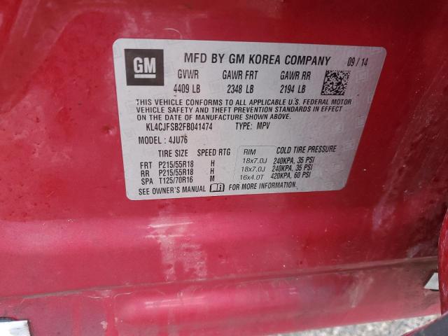 KL4CJFSB2FB041474 Buick Encore Convenience