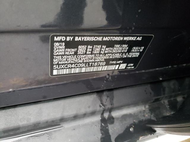 5UXCR4C09LLT18769 BMW X5 Sdrive 40i