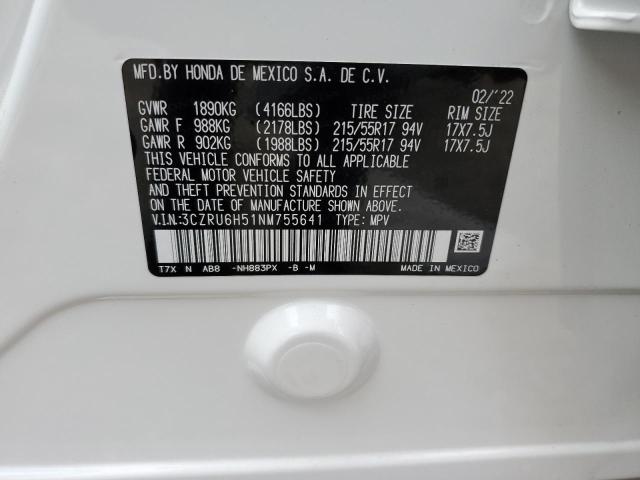 3CZRU6H51NM755641 Honda HR-V EX