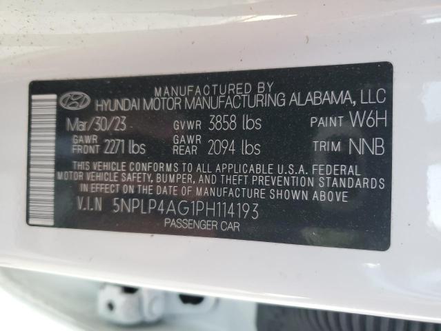 5NPLP4AG1PH114193 Hyundai Elantra Limited