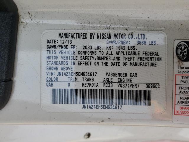 JN1AZ4EH5EM634617 Nissan 370Z BASE