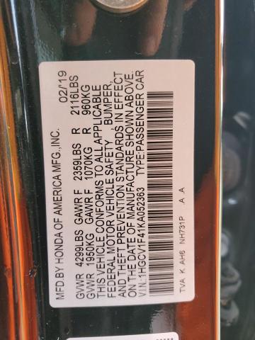 1HGCV1F41KA052363 Honda ACCORD EX