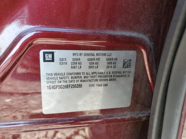 1G4GF5G39EF256289 Buick Lacrosse Touring