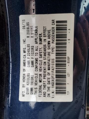 1HGCR2F31FA210305 Honda ACCORD LX