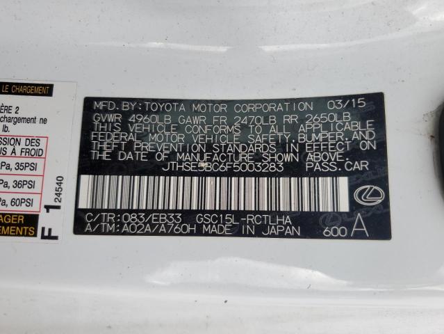JTHSE5BC6F5003283 Lexus RC 350