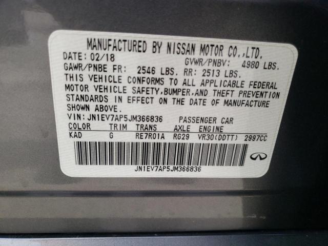 JN1EV7AP5JM366836 Infiniti Q50 LUXE
