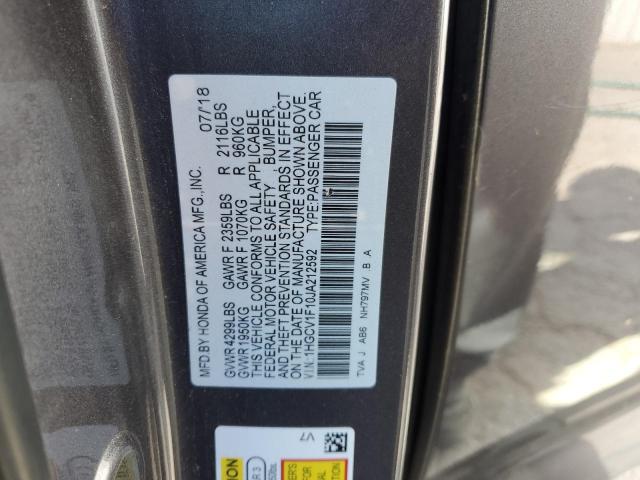 1HGCV1F10JA212592 Honda ACCORD LX