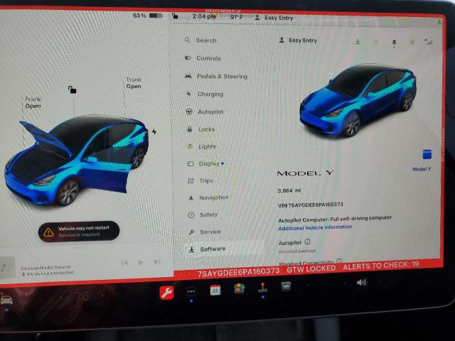 7SAYGDEE6PA160373 Tesla Model Y