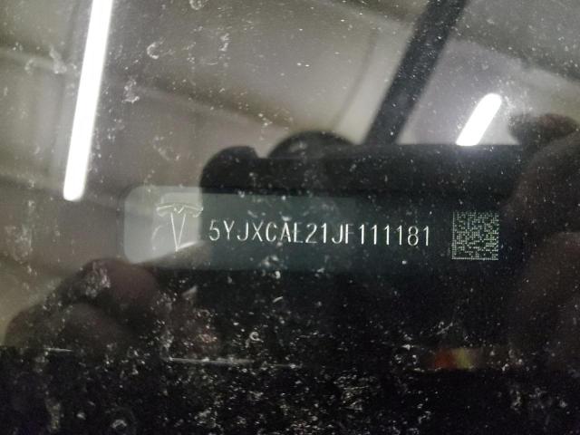 5YJXCAE21JF111181 Tesla MODEL X
