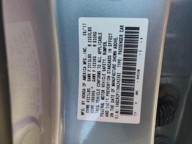 1HGCR2F11HA242592 Honda Accord Sport Special Edition
