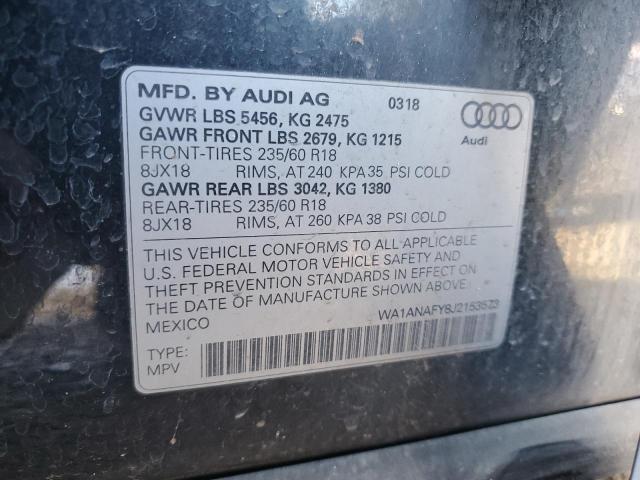 WA1ANAFY8J2153573 Audi Q5 PREMIUM