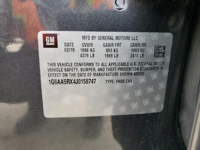 1G6AA5RX4J0158747 Cadillac ATS