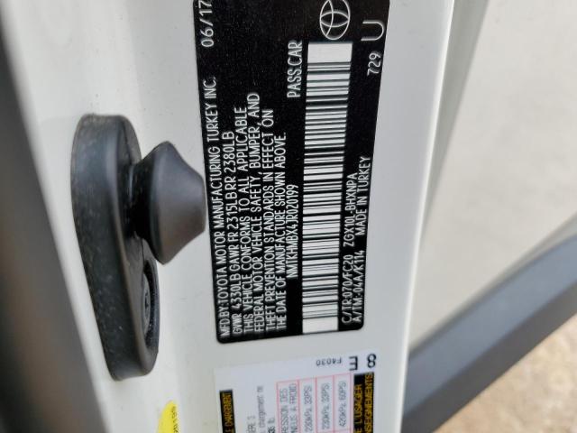 NMTKHMBX4JR020199 Toyota C-HR XLE