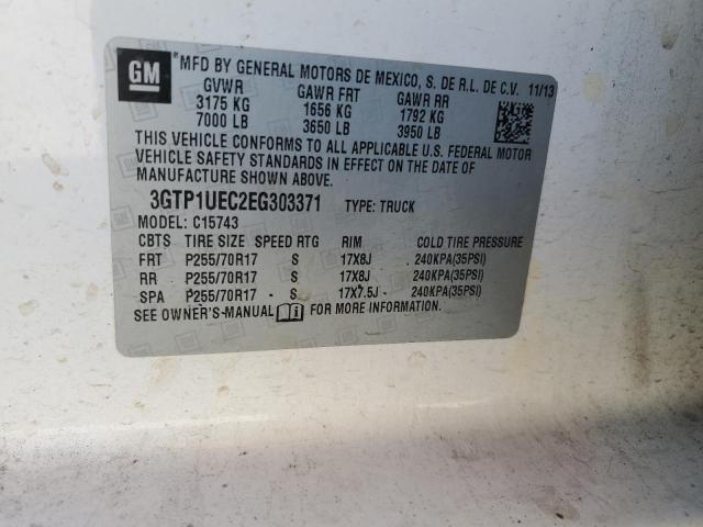 3GTP1UEC2EG303371 GMC Sierra C1500 Sle
