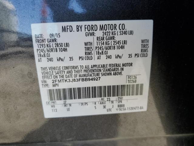 2FMTK3J83FBB94927 Ford EDGE SEL