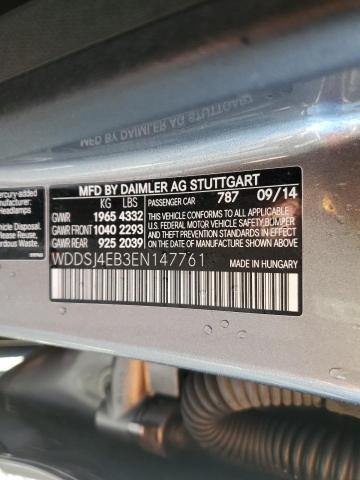WDDSJ4EB3EN147761 Mercedes-Benz CLA 250