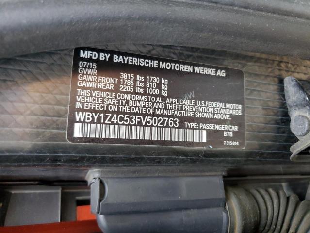 WBY1Z4C53FV502763 BMW I3 REX