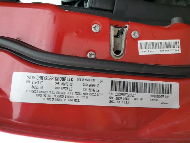 1C3CDFEB7FD227917 Dodge DART GT