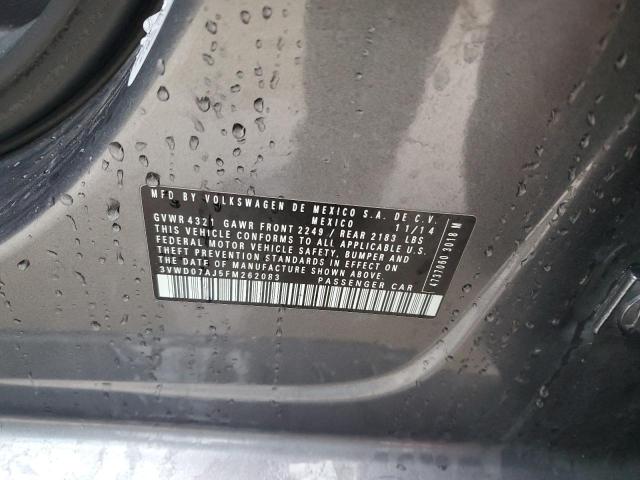 3VWD07AJ5FM262083 Volkswagen JETTA SE