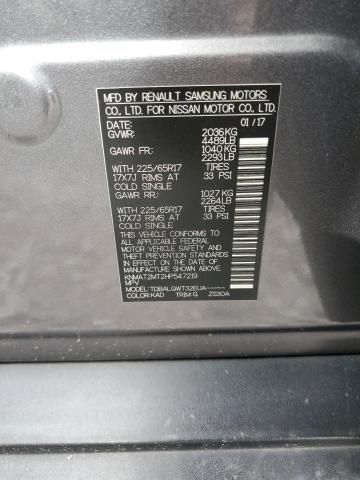 KNMAT2MT2HP547219 Nissan ROGUE S