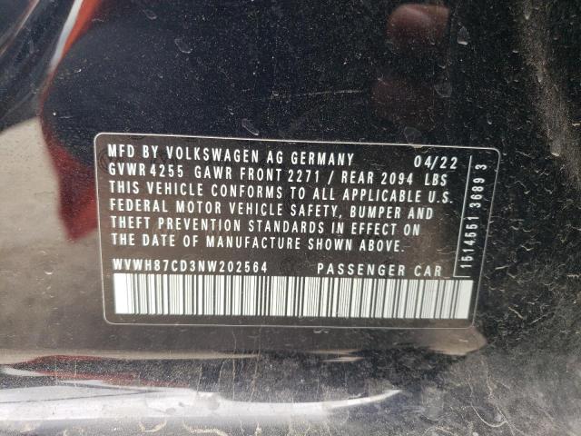 WVWH87CD3NW202564 Volkswagen GTI S