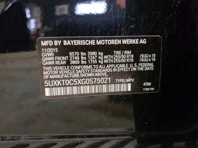 5UXKT0C5XG0S75021 BMW X5 Xdr40e