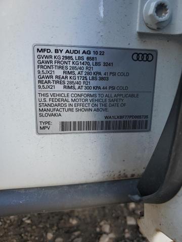 WA1LXBF77PD005735 Audi Q7 Premium Plus