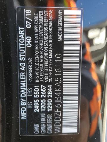 WDDZF6JB4KA518110 Mercedes-Benz E 450 4matic