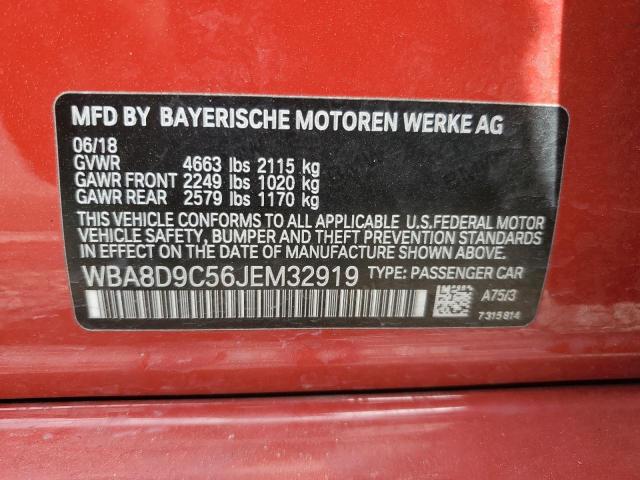 WBA8D9C56JEM32919 BMW 330 XI