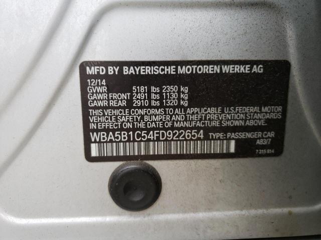 WBA5B1C54FD922654 BMW 535 I