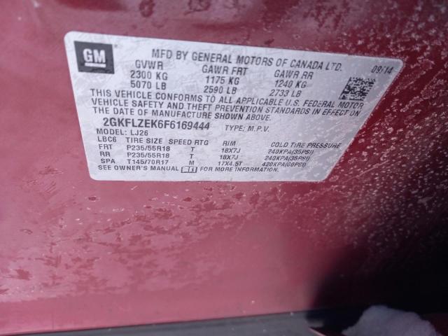 2GKFLZEK6F6169444 GMC Terrain Denali